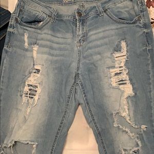 Blue Jeans with holes